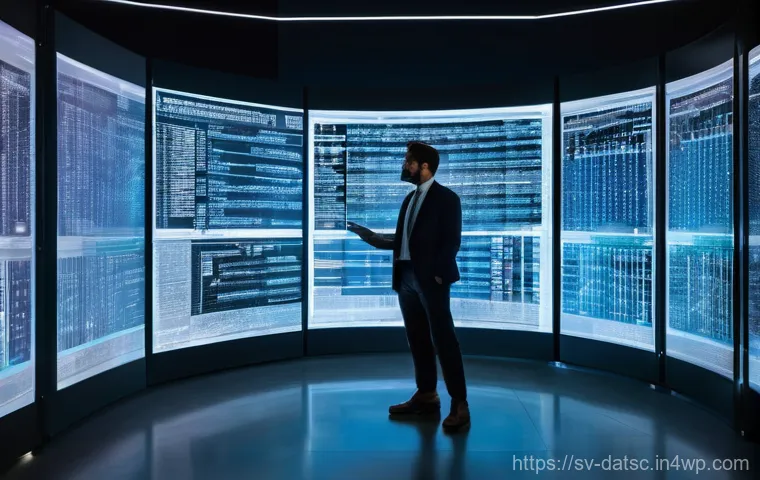 데이터 정규화와 비정규화의 장단점 - **Prompt:** A dynamic, high-speed data processing hub where information flows at an incredibly rapid...
